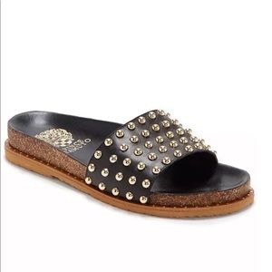 ✨Kortlen Studded Footbed Slide Sandals✨ worn once size 7